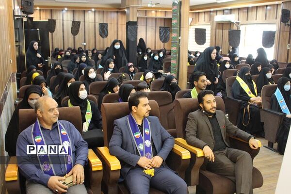 بازدید مسئولان سازمان دانش‌آموزی استان فارس از روند برگزاری همایش دختران بانوی بهشت
