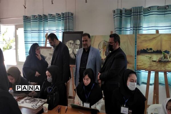 برگزاری سوگواره هنری محرم در قالب نقاشی در شهرستان نور