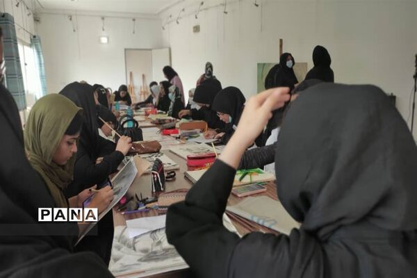 برگزاری سوگواره هنری محرم در قالب نقاشی در شهرستان نور