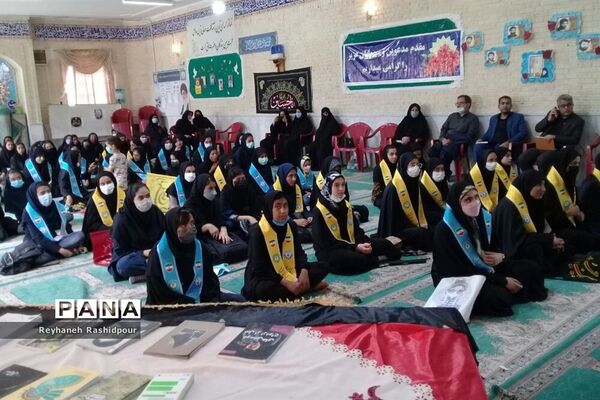 برگزاری همایش دختران بانوی بهشت ویژه دانش‌آموزان عضو سازمان دانش‌آموزی درشهرستان نی‌ریز
