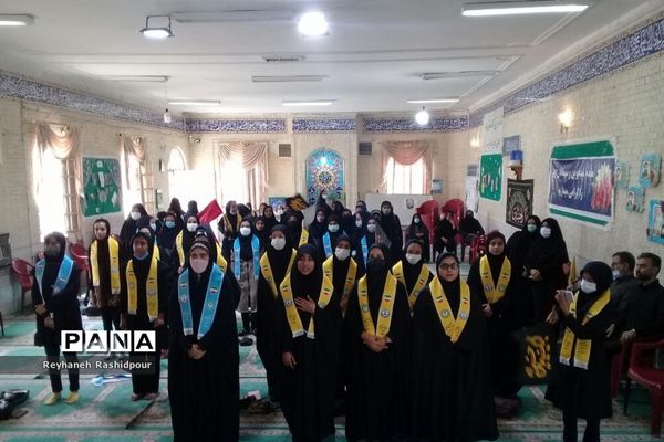 برگزاری همایش دختران بانوی بهشت ویژه دانش‌آموزان عضو سازمان دانش‌آموزی درشهرستان نی‌ریز