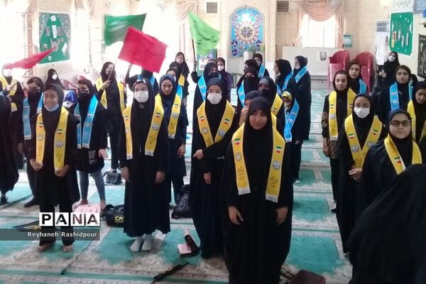 برگزاری همایش دختران بانوی بهشت ویژه دانش‌آموزان عضو سازمان دانش‌آموزی درشهرستان نی‌ریز