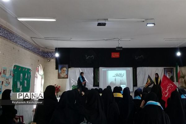 برگزاری همایش دختران بانوی بهشت ویژه دانش‌آموزان عضو سازمان دانش‌آموزی درشهرستان نی‌ریز