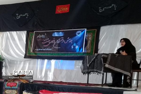 برگزاری همایش دختران بانوی بهشت ویژه دانش‌آموزان عضو سازمان دانش‌آموزی درشهرستان نی‌ریز