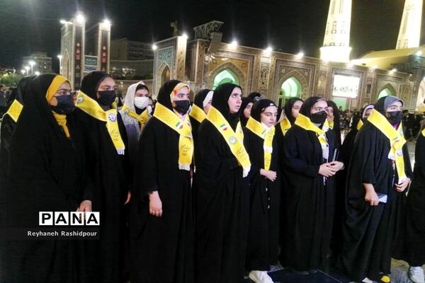 برگزاری همایش دختران بانوی بهشت ویژه دانش‌آموزان عضو سازمان دانش‌آموزی درشهرستان نی‌ریز