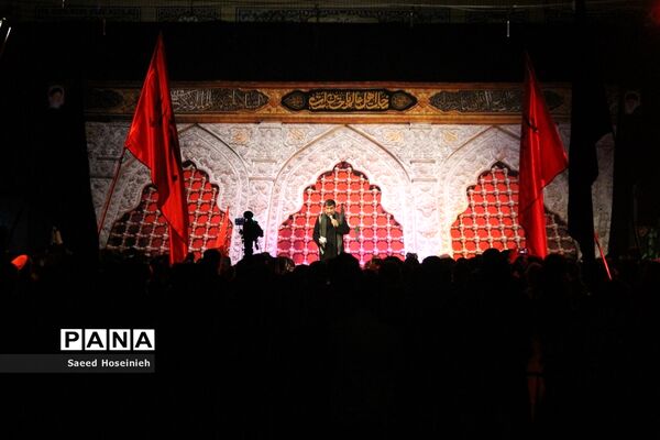 عزاداری شب چهارم محرم در مسجد مقدس جمکران