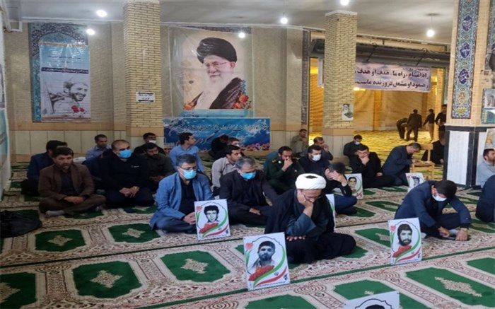 حضور کارکنان و فرهنگیان آموزش و پرورش شهرستان کوهرنگ در مراسم زیارت عاشورا