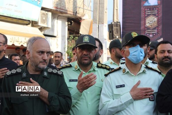 شهدای مدافع حرم، میهمان خیل عزاداران حسینی در گلوگاه