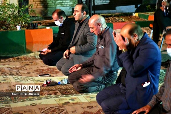 عزاداری هیات فرهنگیان شیراز در دبیرستان عشایری شهید بهشتی شیراز
