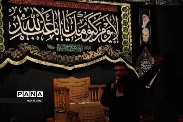 مراسم عزاداری امام حسین (ع)در هیات سید الشهدا‌ی بهبهان
