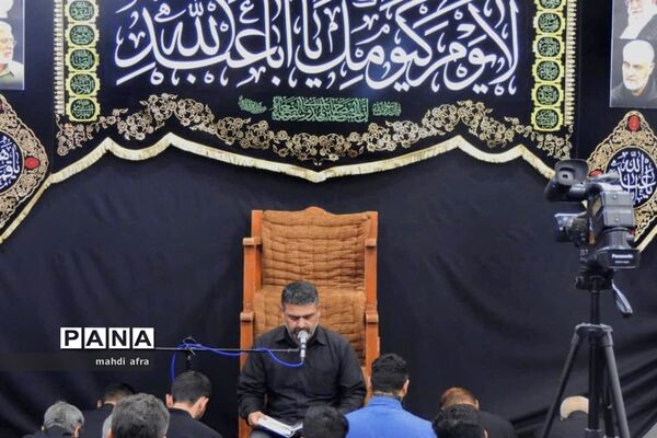 مراسم عزاداری امام حسین (ع)در هیات سید الشهدا‌ی بهبهان