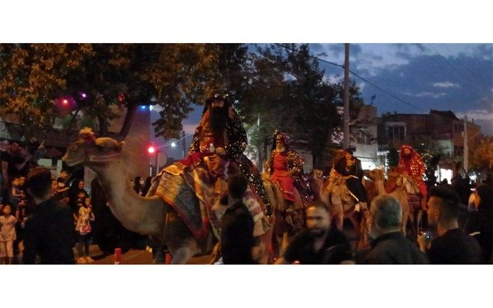 ‌حرکت کاروان نمادین ورود امام حسین (ع) به کربلا در اصفهان