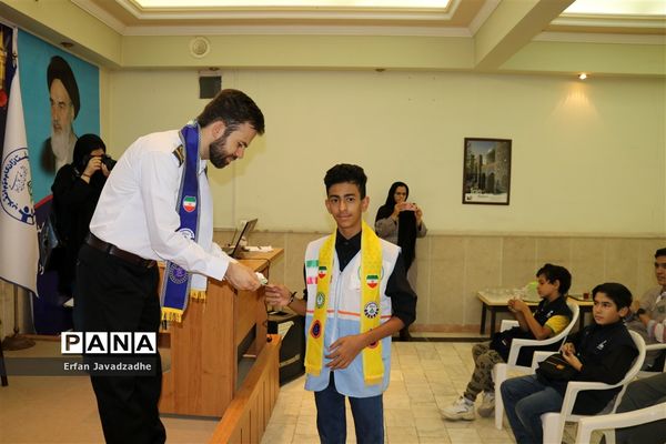 اختتامیه دوره خبرنگاری (بخش پسران).