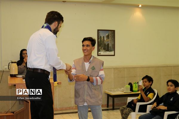 اختتامیه دوره خبرنگاری (بخش پسران).