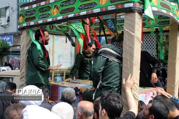 استقبال از پیکر شهید مدافع حرم در میاندورود