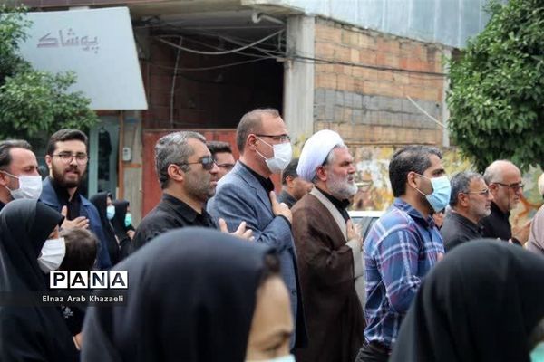 استقبال از پیکر شهید مدافع حرم در میاندورود