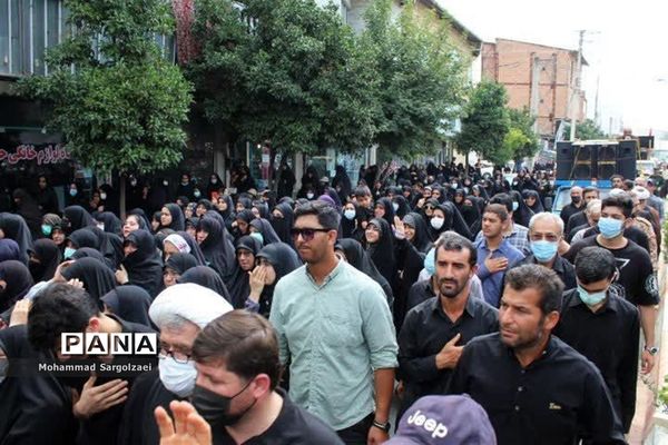 استقبال از پیکر شهید مدافع حرم در میاندورود