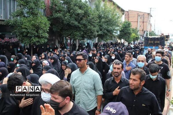 استقبال از پیکر شهید مدافع حرم در میاندورود
