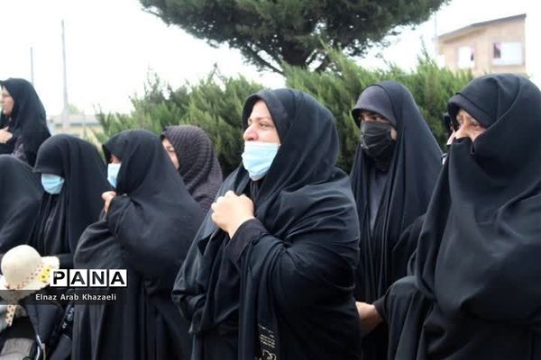 استقبال از پیکر شهید مدافع حرم در میاندورود