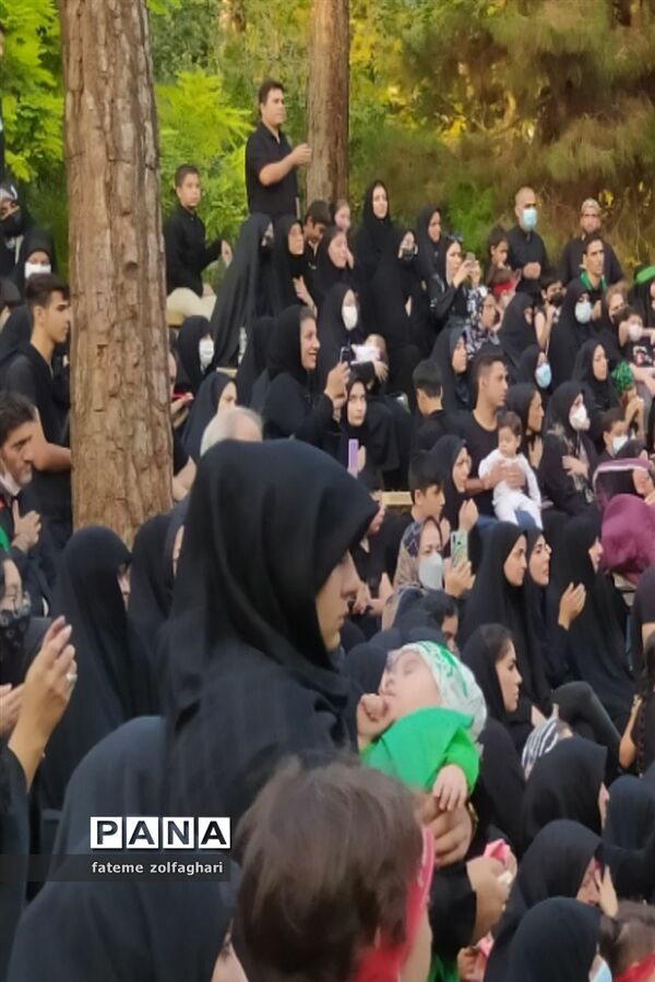 مراسم شیرخوارگان حسینی در بوستان سهند تهران