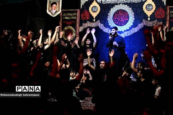 عزاداری  جوانان هیات میثاق و انصار المهدی  شهر یاسوج