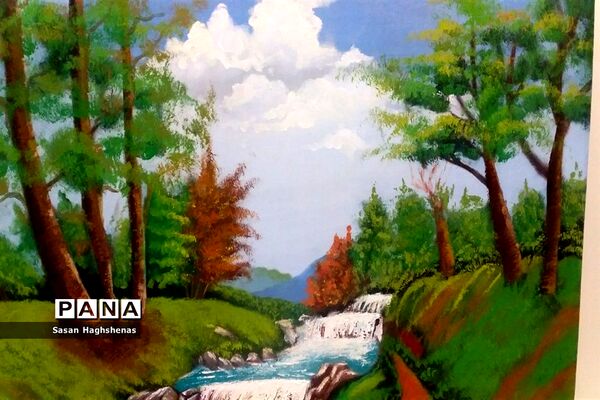 نمایشگاه نقاشی گروهی بازباران دراسلامشهر