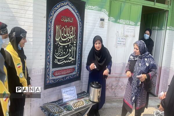 آیین سوگواری ماه محرم در دبیرستان تمام تشکیلاتی وحدت اهواز