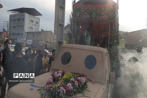 مراسم استقبال از شهید مدافع حرم «مصطفی تاش موسی» درشهرستان  عباس آباد