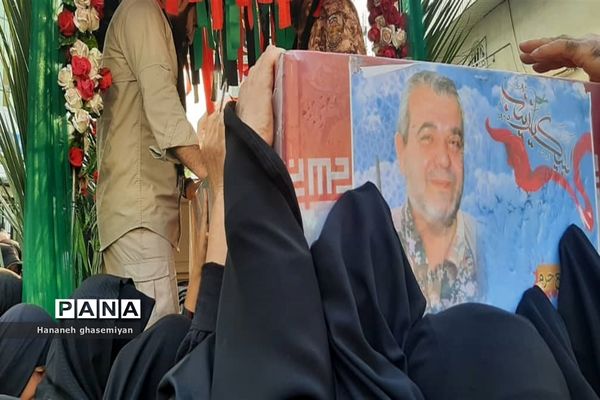 مراسم استقبال از شهید مدافع حرم «مصطفی تاش موسی» درشهرستان  عباس آباد