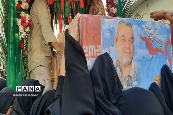 مراسم استقبال از شهید مدافع حرم «مصطفی تاش موسی» درشهرستان  عباس آباد