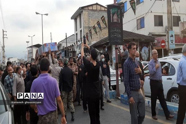 مراسم استقبال از شهید مدافع حرم «مصطفی تاش موسی» درشهرستان  عباس آباد