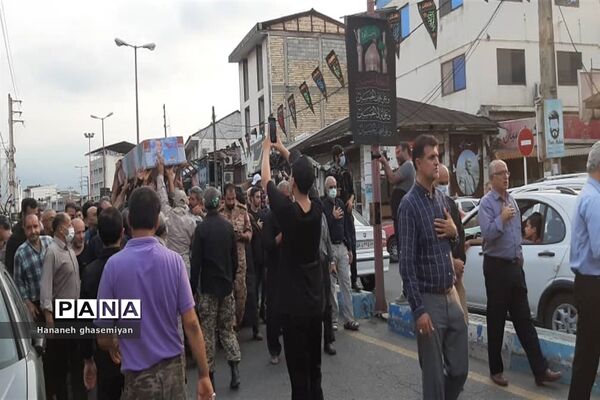 مراسم استقبال از شهید مدافع حرم «مصطفی تاش موسی» درشهرستان  عباس آباد