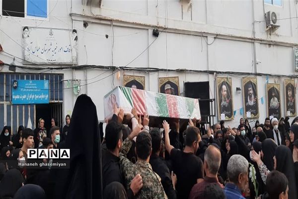 مراسم استقبال از شهید مدافع حرم «مصطفی تاش موسی» درشهرستان  عباس آباد