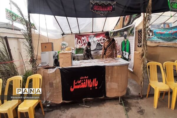 مراسم استقبال از شهید مدافع حرم «مصطفی تاش موسی» درشهرستان  عباس آباد