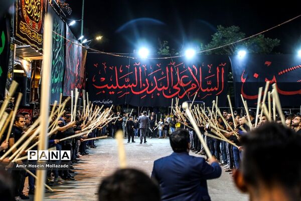 عزاداری شب ششم محرم در موکب رضوی ارومیه