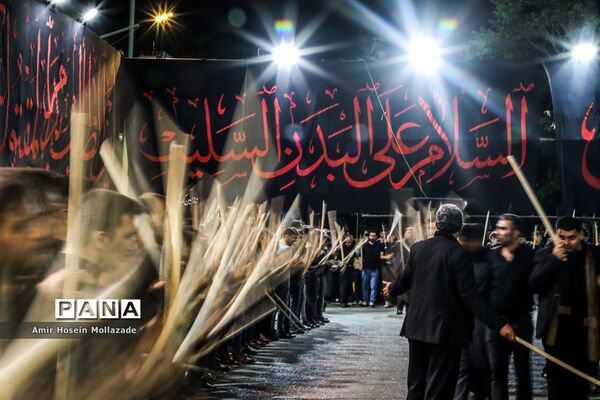عزاداری شب ششم محرم در موکب رضوی ارومیه