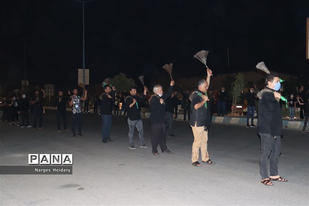 برگزاری مراسم زنجیر زنی و سنج و دمام در شهرستان امیدیه
