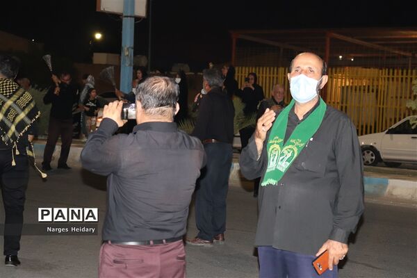 برگزاری مراسم زنجیر زنی و سنج و دمام در شهرستان امیدیه