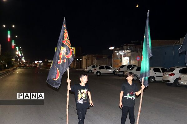 برگزاری مراسم زنجیر زنی و سنج و دمام در شهرستان امیدیه