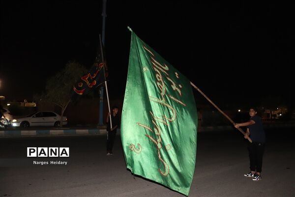 برگزاری مراسم زنجیر زنی و سنج و دمام در شهرستان امیدیه