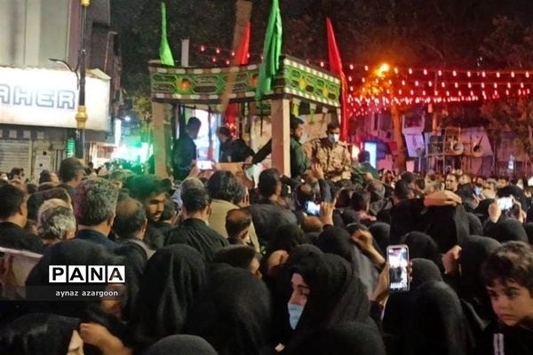 وداع با پیکر شهدای مدافع حرم در قائمشهر