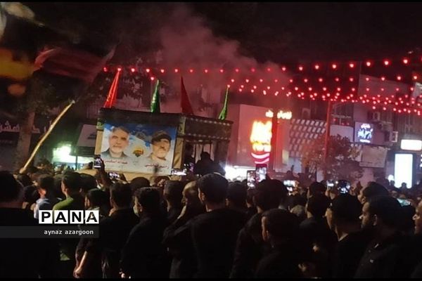 وداع با پیکر شهدای مدافع حرم در قائمشهر