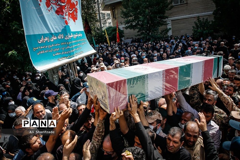 مراسم تشییع و تدفین پیکر شهید گمنام