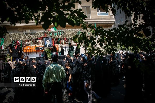 مراسم تشییع و تدفین پیکر شهید گمنام