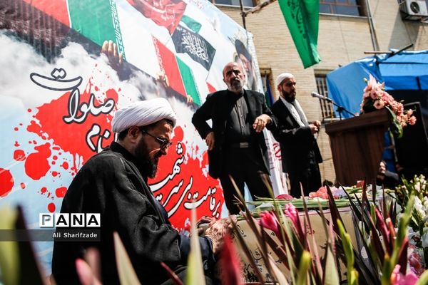 مراسم تشییع و تدفین پیکر شهید گمنام