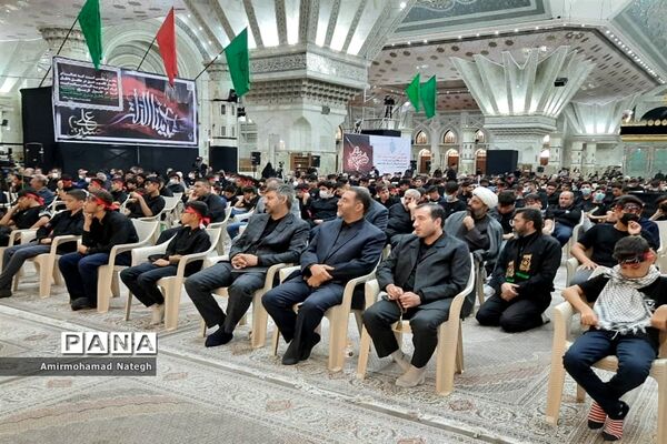 آیین سوگواره احلی من العسل در مرقد مطهر امام خمینی(ره)