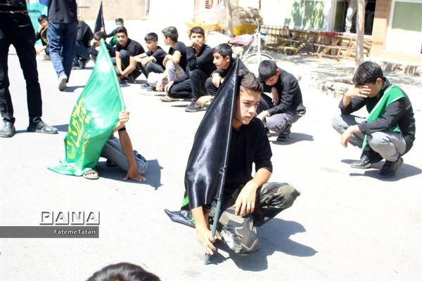 برگزاری سوگواری احلی من العسل در منطقه بام و صفی آباد