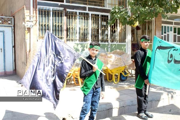 برگزاری سوگواری احلی من العسل در منطقه بام و صفی آباد