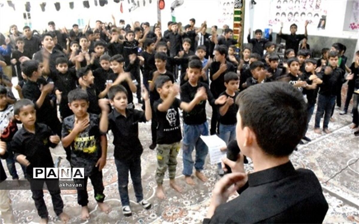 سوگواره احلی من العسل درمهدیه بهاباد برگزار شد