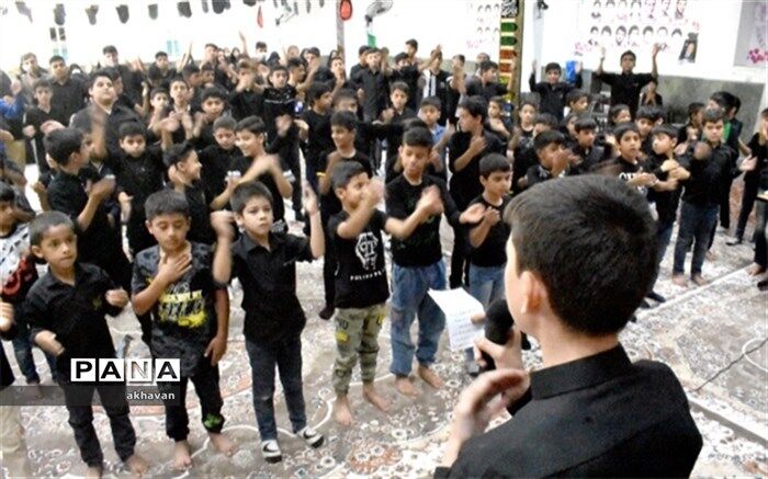 سوگواره احلی من العسل درمهدیه بهاباد برگزار شد
